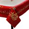 Скатерть Новогодняя гобеленовая с люрексом  Голд red - фото 5650